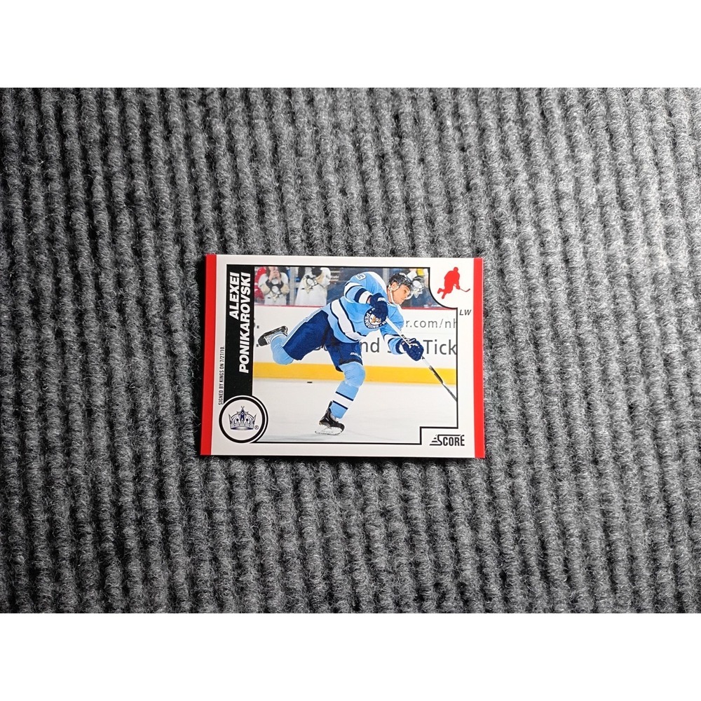 Score 2010 Alexei Ponikarovski Hockey Card #239 Kings/Maple Leafs/Penguins